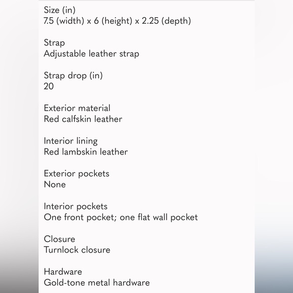 Celine small Besace red bag - Picture 8 of 8